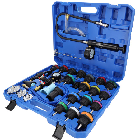 Cooling system tester, set of 28 components, Resser