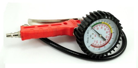 WHEEL INFLATION GUN WITH PRESSURE GAUGE